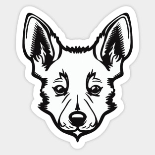 Dog face Sticker